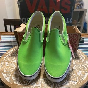 Vans Classic Slip On gecko green Mens 12